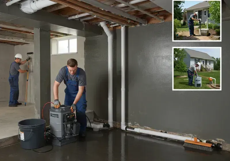 Basement Waterproofing and Flood Prevention process in Good Hope, AL